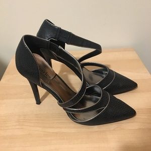 Charles David Dark Blue & Gold heels